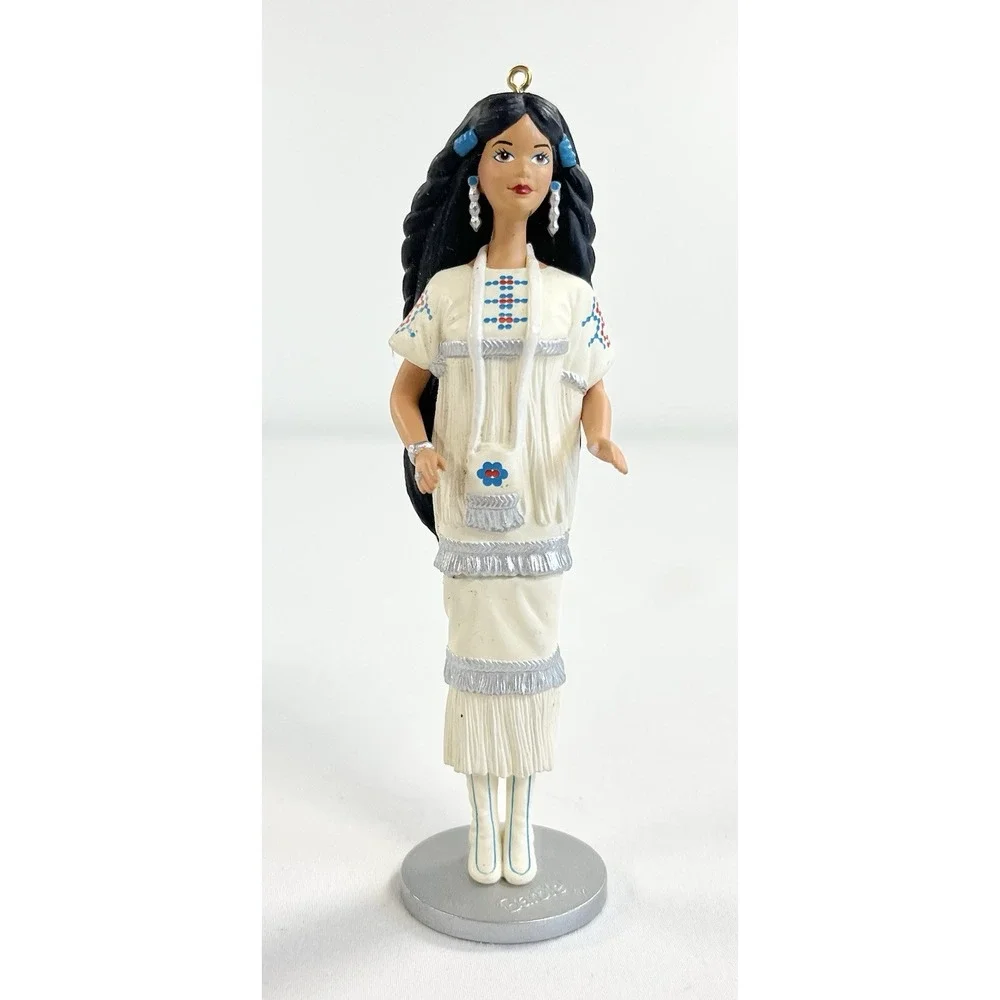 1996 Hallmark Native American‎ Barbie Ornament Dolls of the World Series 1 Vtg